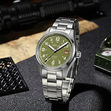 Ručni satovi: ADDIESDIVE AD2070 - 39mm - Zelena - Seiko NH35 Automatik ADDIESDIVE — 1
