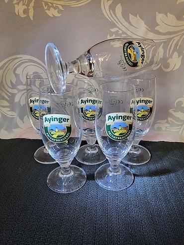 dioptrija plus 1: Case nove,vintaz kristal Ayinger za pivo. Nemacke kristalne case — 1