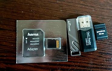 planşet kabro: 32 GB microSD yaddaş kartı dəsti satılır. Dəstə aşağıdakılar daxildir — 1