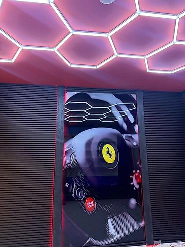 cəkiliş işığı: LED heksaqonal tavan işıqlandırma sistemi və dekorativ divar panelləri — 1