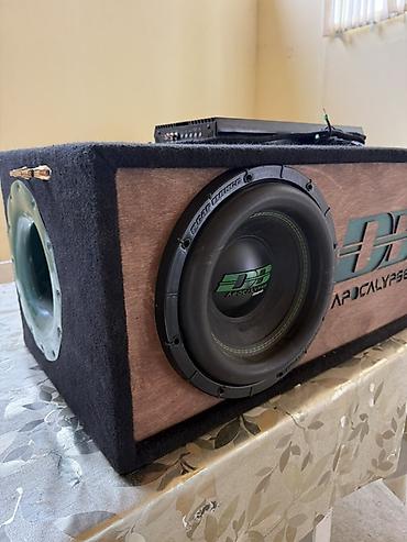 avto registrator: DB Apocalypse 2000rms 4000wat bass qutusu + Soundmax monoblok — 5
