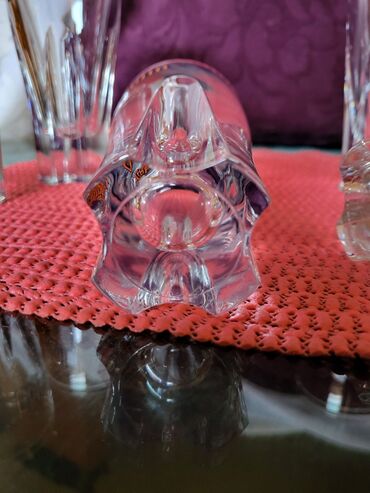 Čaše: Case nove,vintaz Cepelin italijanske. Case komada 4 u ceni. puno — 9