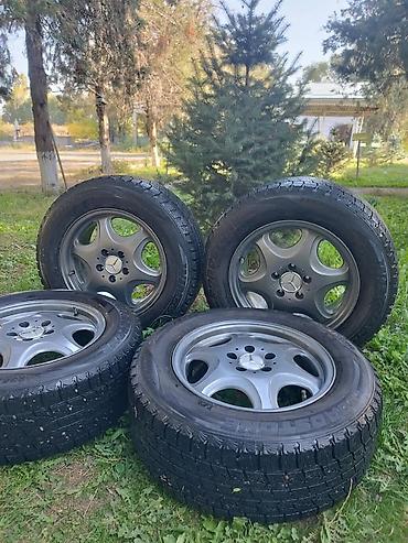 Колеса в сборе 235 / 60 / R 16, Зимняя шипованная, Б/у, Комплект, Легковые, Литые, отверстий - 5 — 1