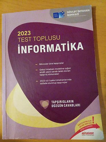 kitab alan: Məhsul: “İnformatika – 2023 Test Toplusu” (Dövlət İmtahan Mərkəzi — 1