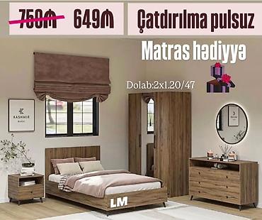 kasa: Yataq otağı mebel dəsti – “Kashmir” model Komplektə daxildir: - — 1