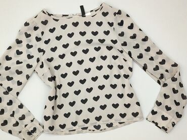 t shirty damskie z cekinami allegro: Women's blouse, H&M, size XS (EU 34)