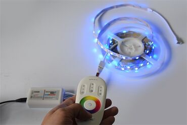 Televizori: Kontroler + daljinski upravljač za LED traku RGB+W 288W DC12-24V. 24A — 3
