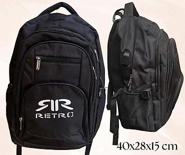 Sportske torbe i rančevi: Ruksaci – više modela, crna i siva varijanta Dimenzije: - 40 × 28 × — 3