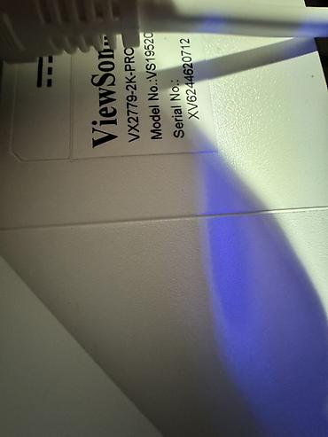 монитор с кронштейном: Игровой монитор ViewSonic VX2779-2K-PRO (белый), причина продажи - — 4