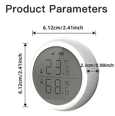 термометр: Zigbee Temperatur Sensoru ve Rütubətölçən Sensor Whatsappa yazın Tuya — 5
