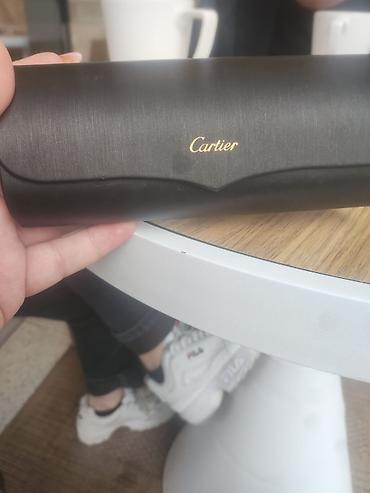 Eynəklər: Cartier eynək qabı - Brend: Cartier - Rəng: qara - Material: möhkəm — 1