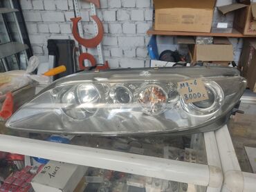 Передние фары: Передняя левая фара Mazda 2002 г., Б/у, Оригинал, Германия