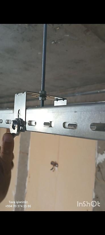 electric moto: Kabel tavası (kabel kanalı) montaj və quraşdırma xidməti - Asma — 1