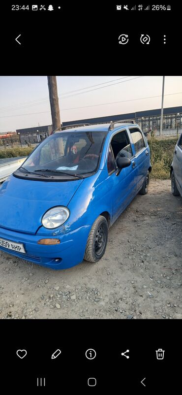 шины и диски р13: Daewoo Matiz: 1998 г., Хэтчбэк