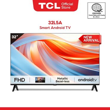 Телевизоры: Телевизор смарт 32" 81см TSL Smart искусственный интеллект. FULL HD