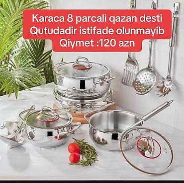 karaca: Qazan, rəng - Gümüşü, Paslanmayan polad, Karaca, Türkiyə — 1