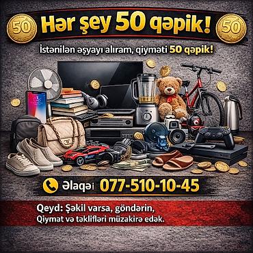 хомяк купить: === PART 1: TEXTUAL DESCRIPTION === İstənilən əşyaları 50 qəpiyə — 1