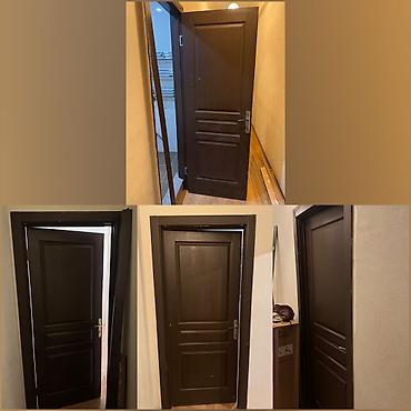 taxta biti: Məhsul: 4 ədəd daxili otaq qapısı - Rəng: tünd qəhvəyi - Material — 1