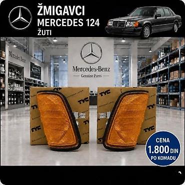 Stop svetla: MERCEDES 124 STAKLO ŠTOPA ZATAMNJENO RESTAJLING I ZUTO BELO | Stop — 4
