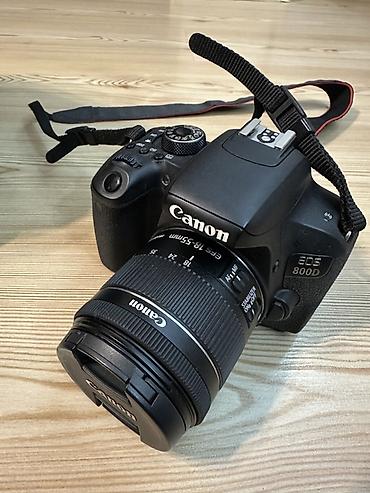 Canon EOS 800D DSLR fotoaparat dəsti Komplekt: - Canon EOS 800D lalafo.az -da Canon EOS 800D DSLR fotoaparat dəsti Komplekt: - Canon EOS 800D