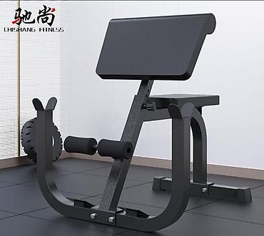 ez гриф: Скамья для сгибаний на бицепс (проповедник) CHISHANG FITNESS. - — 1