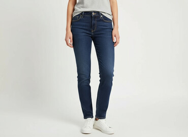 джинси широкі: DENIM JEANS, Jeansy damskie, rozmiar M