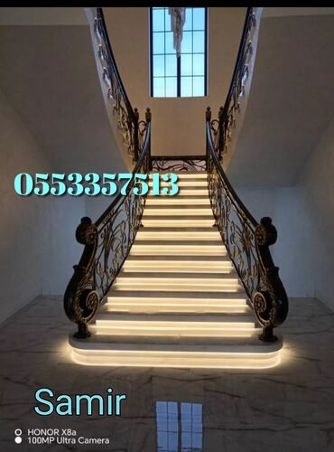 Pilləkən məhəccərləri: Yeni Pilləkən məhəccəri, Dəmir, Pulsuz çatdırılma — 9