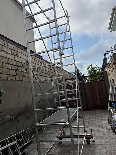 Nərdivanlar: Alüminium mobil iş qülləsi / skafold - Material: yüngül və davamlı — 8