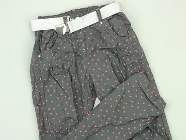 spodnie proste nogawki: Material trousers, 8 years, 122/128, condition - Good