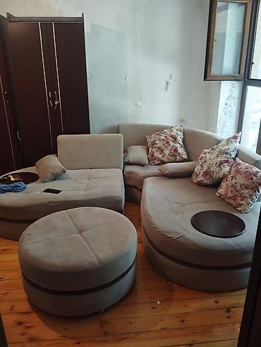 puff kreslo: Modul künc divan dəsti - Dəst: 3 modul yumru-kəsimli künc divan + iri — 2