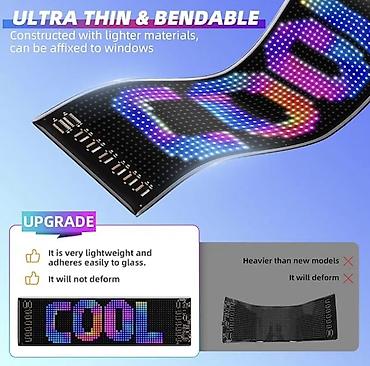 led пленка: Гибкий светодиодный LED‑дисплей для авто/грузовиков - Назначение — 6