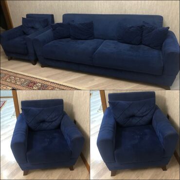 Sifarişlə yataq dəstləri: İşlənmiş, Divan, 2 kreslo