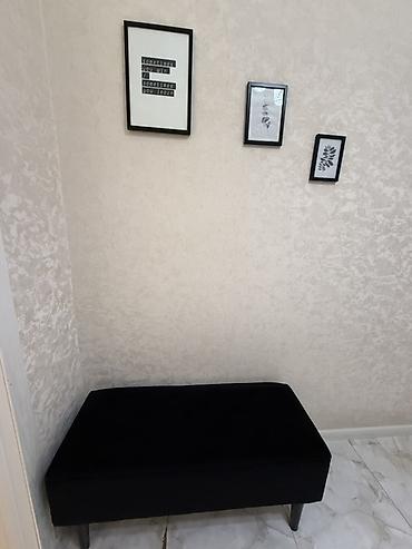 ofis oturacaqlari: İşlənmiş, Pufik oturacaq, Vеlur parça, rəng - Qara, Çatdırılma yoxdur — 3