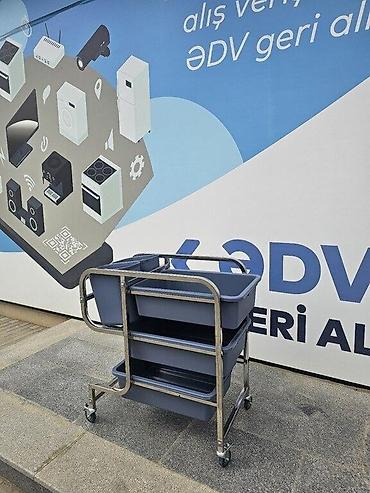 Оборудование для магазинов: Təmizlik arabası Balaca model 400AZN Böyük model 450AZN Nerjavik — 10