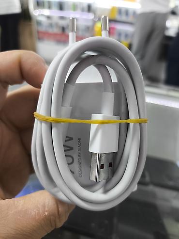 Мобильные телефоны и аксессуары: Сетевое зарядное устройство Xiaomi 90W с кабелем новый. цена — 2