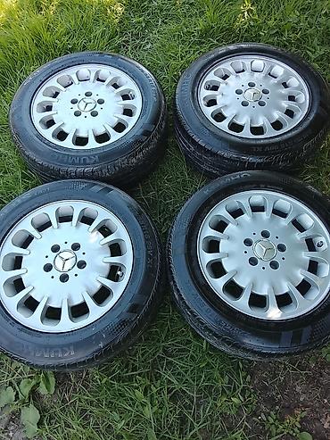 avto aksesuarlar topdan satış: Mercedes-Benz üçün 4 ədəd yüngül lehimli disk və təkərlər. Təkərkər — 3