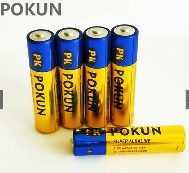 komplektujushhie dlja pk: Батарейка AAA 1.5V PK POKUN Super Alkaline (щелочная) LR3 Heavy Duty