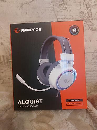 kompüter kasası: Rampage ALQUIST RGB Gaming Headset - RGB işıqlanma: Qulaqlıq — 1