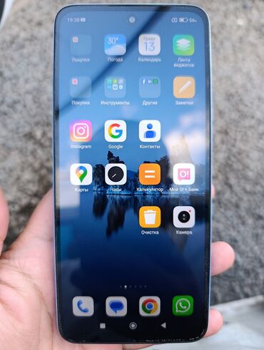планшет ми 6: Redmi, Redmi 12, Б/у, 256 ГБ, цвет - Синий, 2 SIM