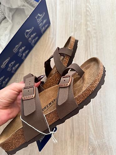 сандали: Босоножки, 37, Birkenstock, Новый, цвет - Коричневый, Самовывоз, Бесплатная доставка — 2