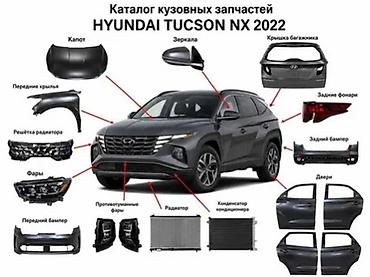 Каталог кузовных запчастей для HYUNDAI TUCSON NX 2022. Ассортимент по