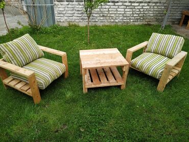 Садовая мебель: Комплект садовой мебели, Дерево