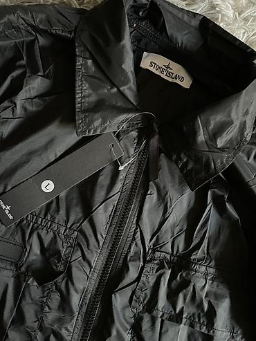 стон айлонд: Куртка Stone Island в черном цвете. Легкая модель в стиле — 4