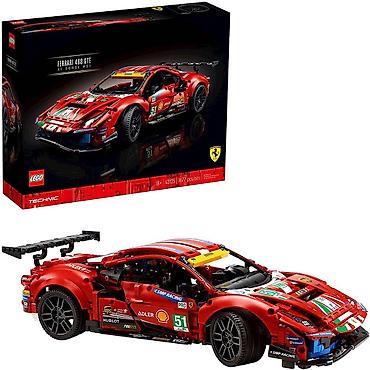 oyuncalar: Lego Konstruktor LEGO Technic: Ferrari 488 GTE AF 42125 plastik — 3