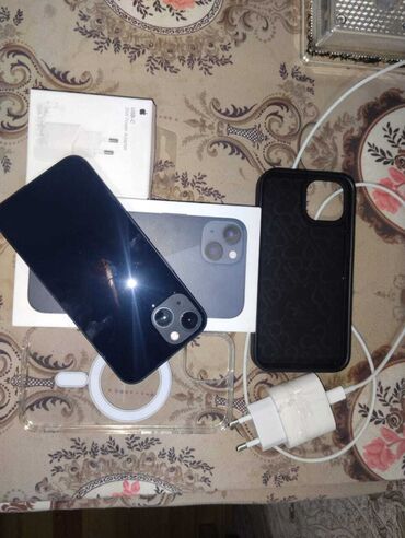 redmi telfon: IPhone 13, 128 GB, Midnight, Barmaq izi, Face ID