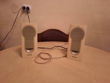 Zvučnici, slušalice i mikrofoni: Philips zvucnici za kompjurer,desktop racunar Ispravni, malo zuji