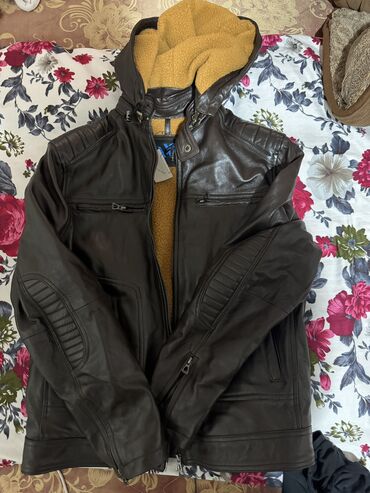 кожаный куртки мужские: Кожаная куртка с мехом