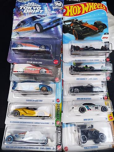 лива: Набор коллекционных моделей Hot Wheels (в блистерах), масштаб 1:64 — 8