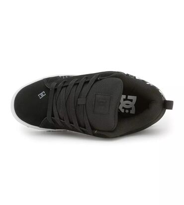 dc: Кеды DC Shoes Court Graffik Basq Black/White Скейтерские кеды от DC