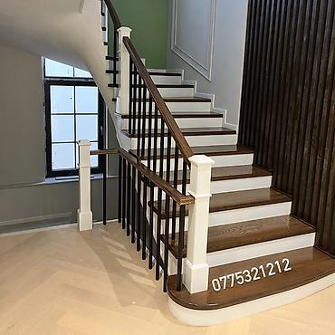 Pilləkən məhəccərləri: Yeni Pilləkən məhəccəri, Taxta, Pulsuz çatdırılma — 3